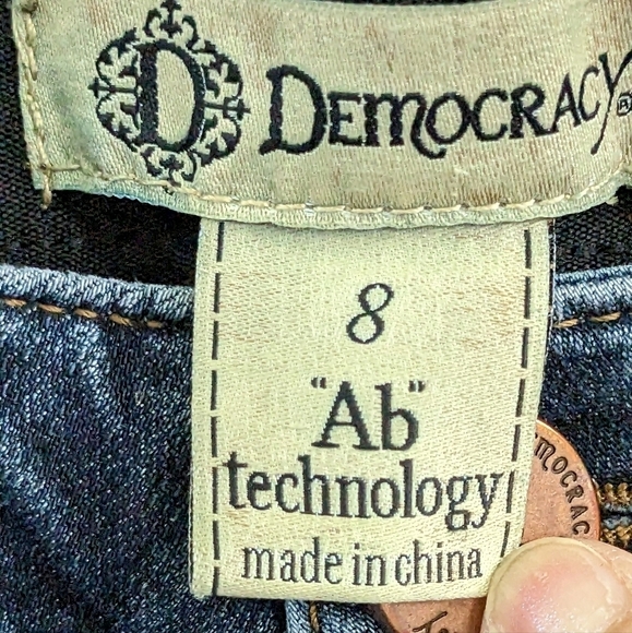 Democracy “Ab”Technology Skinny Jeans, Size 8 32 waist - Picture 5 of 11